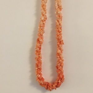 Coral shell necklace